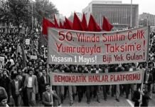 1 MAYIS: ZULME, TALANA VE SÖMÜRÜYE KARŞI SINIFIN ÇELİK YUMRUĞU!